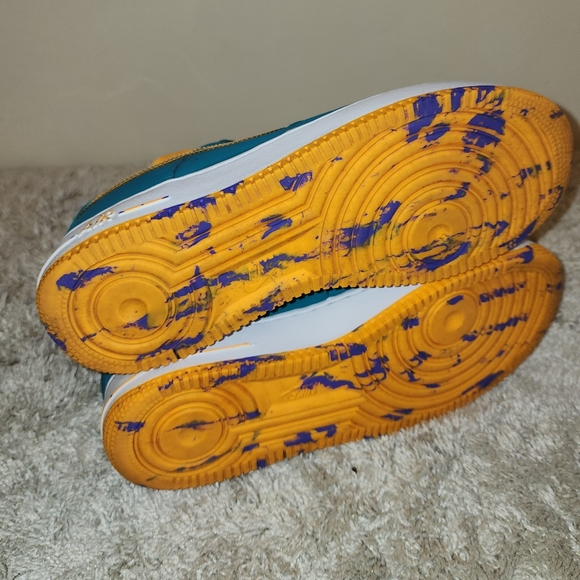 Nike Air Force One Low Marble Swoosh Size 10.5 - Picture 6 of 6